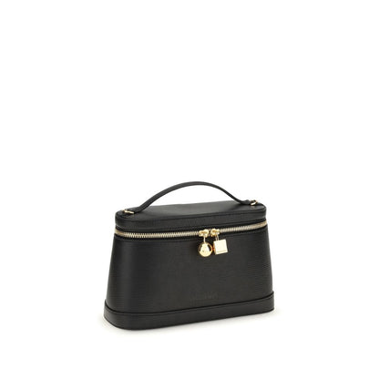 Jacquemus Black Calf Leather Bos Taurus Handbag