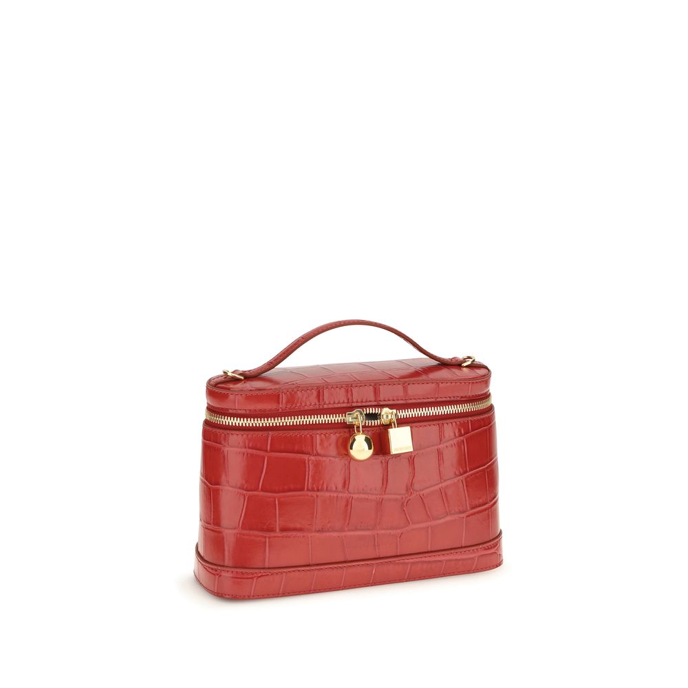 Jacquemus Red Calf Leather Bos Taurus Handbag