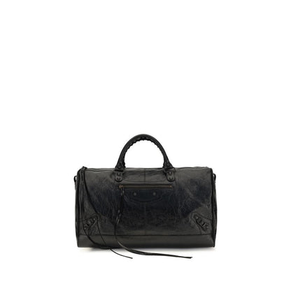 Balenciaga Black Lamb Ovis Aries Luggage And Travel
