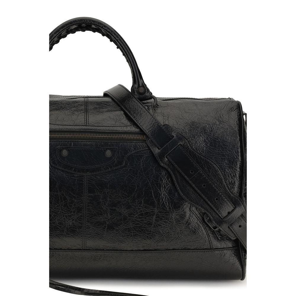 Balenciaga Black Lamb Ovis Aries Luggage And Travel