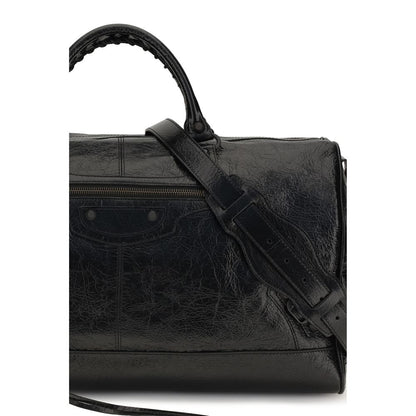 Balenciaga Black Lamb Ovis Aries Luggage And Travel