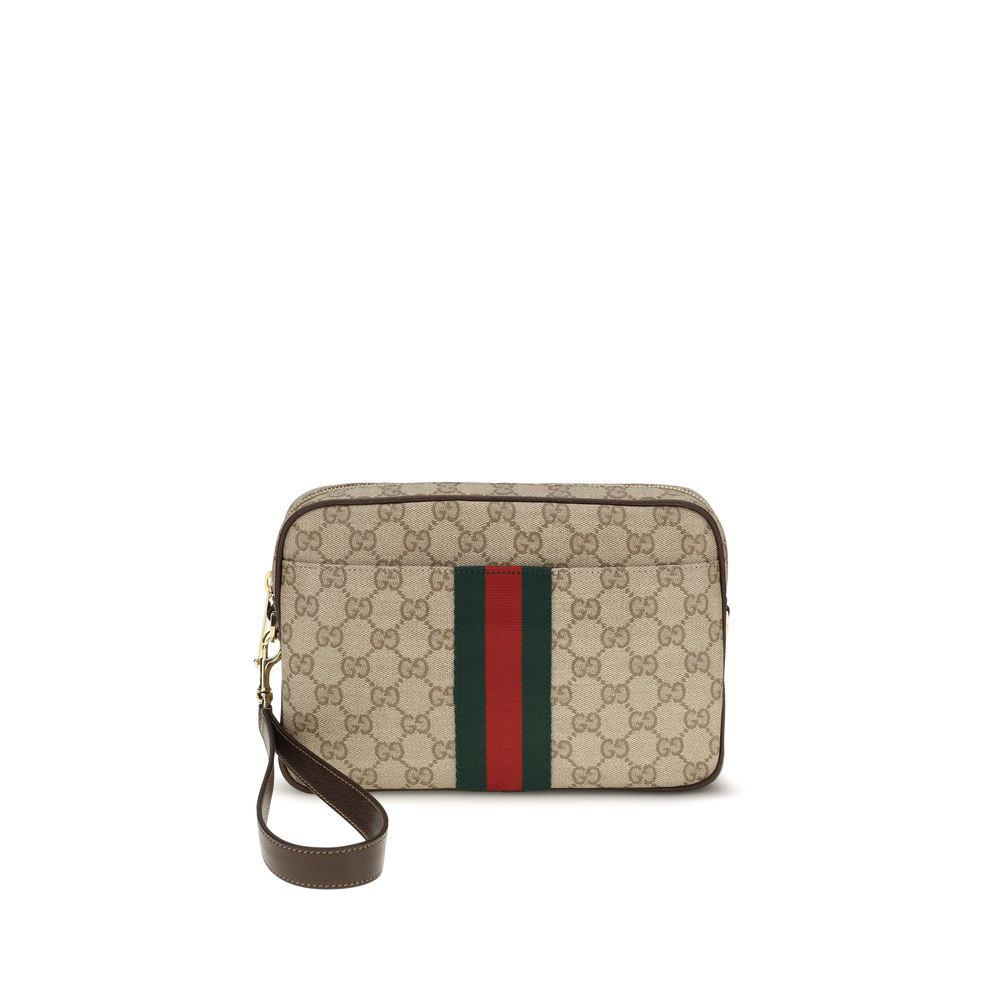 Gucci Beige Fabric Shoulder Bag