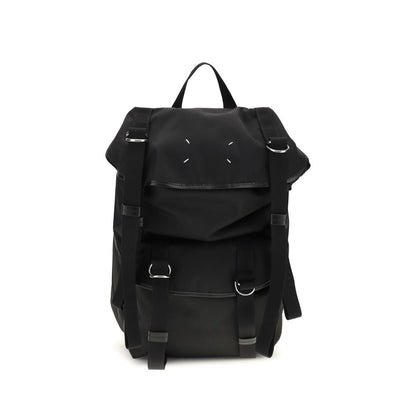 Maison Margiela Black Nylon Backpack