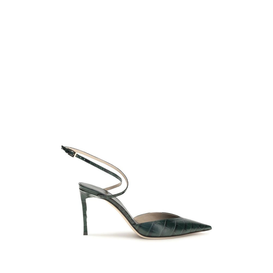 Tom Ford Bicolor Calf Leather Bos Taurus High Heel Pumps