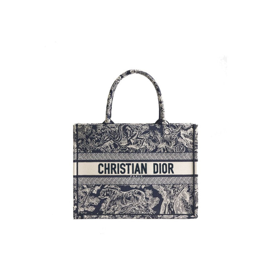 Dior Blue Cotton Tote Bag