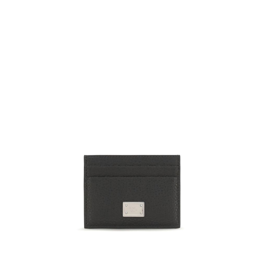 Dolce & Gabbana Black Calf Leather Bos Taurus Wallet