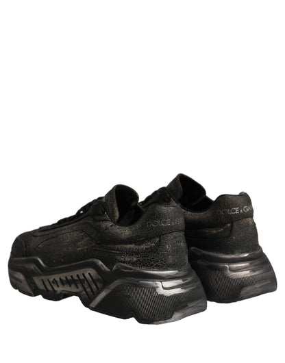 Dolce & Gabbana Black Daymaster Low Top Sneakers Shoes