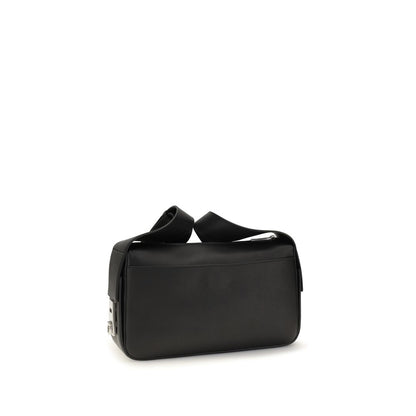 Ferragamo Black Calf Leather Bos Taurus Luggage And Travel