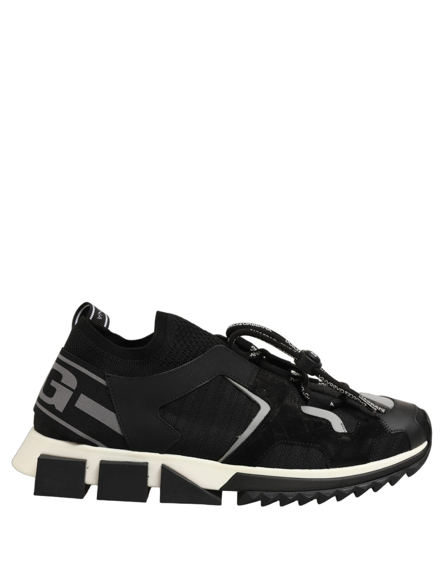 Dolce & Gabbana Black Sorrento Trekking Sneakers Men Shoes