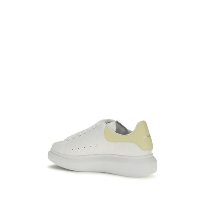 Alexander McQueen White Calf Leather Bos Taurus Chunky Sneakers