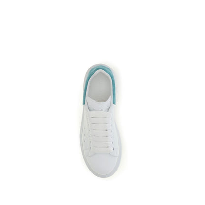 Alexander McQueen White Calf Leather Bos Taurus Chunky Sneakers