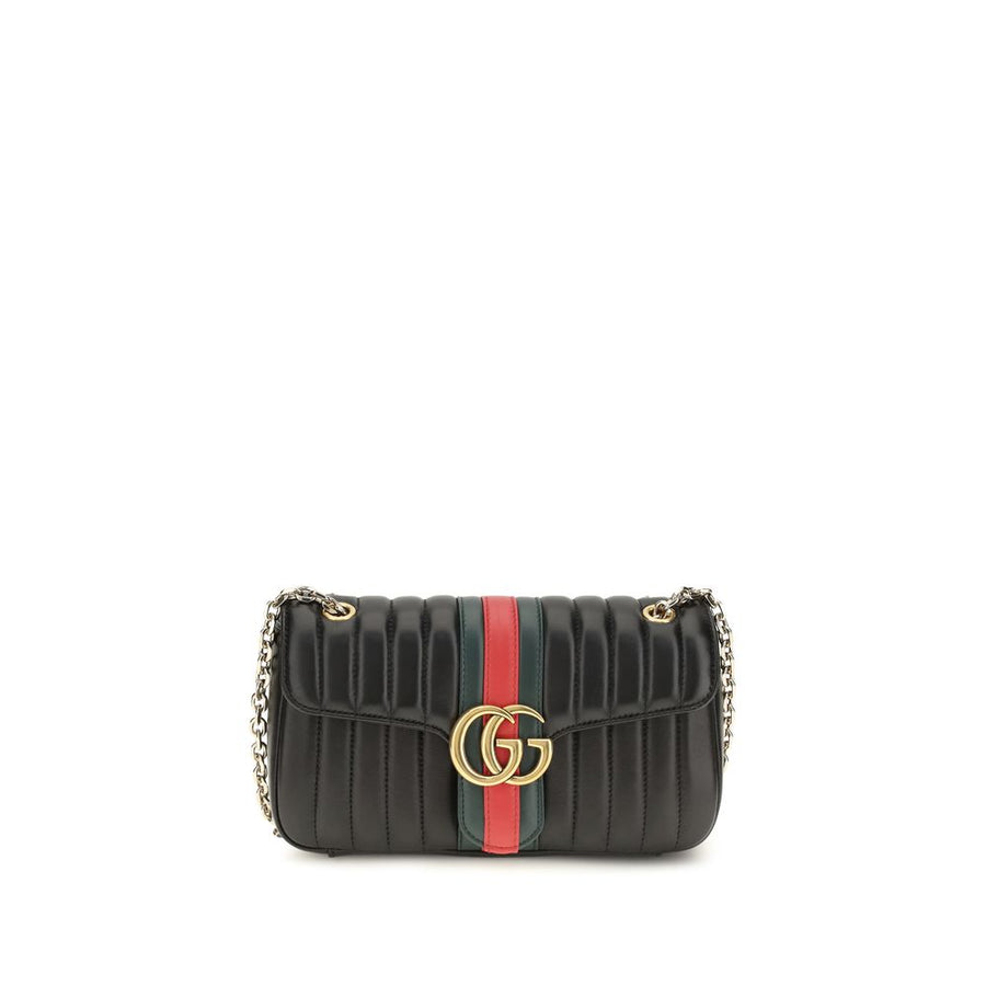 Gucci Black Calf Leather Bos Taurus Shoulder Bag