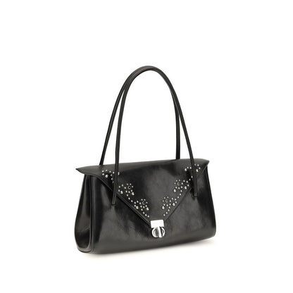 Marni Black Calf Leather Bos Taurus Shoulder Bag