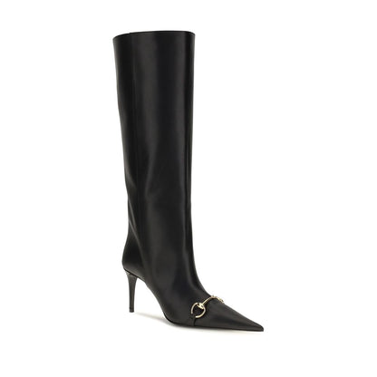 Gucci Black Calf Leather Bos Taurus Boots