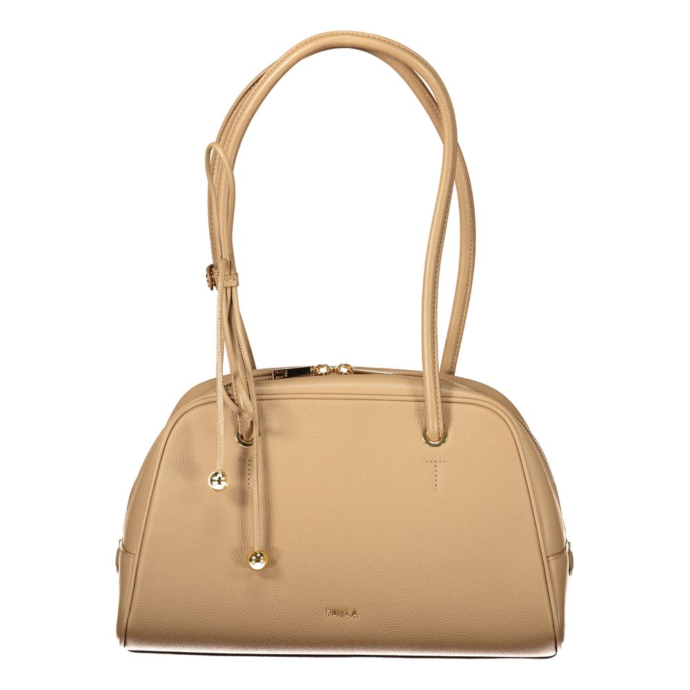 Furla Beige Leather Women's Bag
