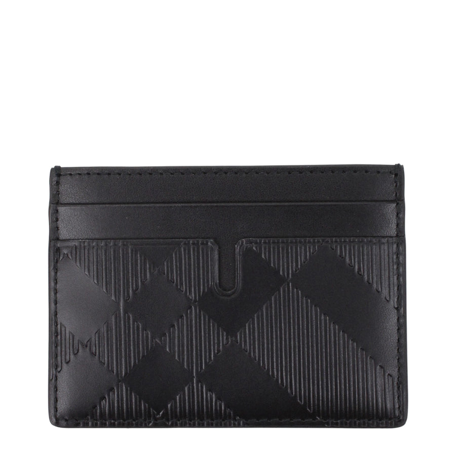 Burberry Black Leather Cardholder