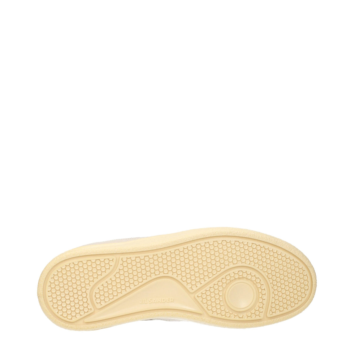 Jil Sander Beige Leather Low Top Sneakers