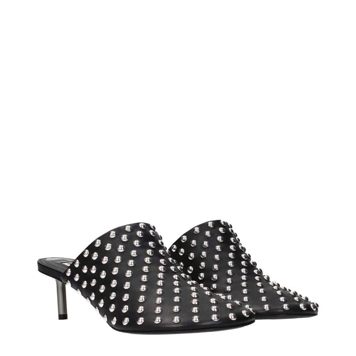Jil Sander Black Leather Mules