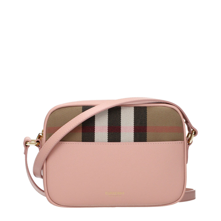 Burberry Pink Leather Crossbody Bag