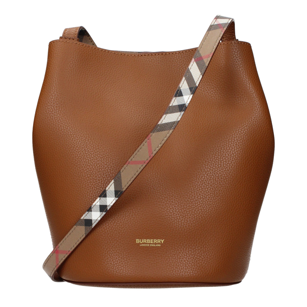 Burberry Brown Leather Crossbody Bag
