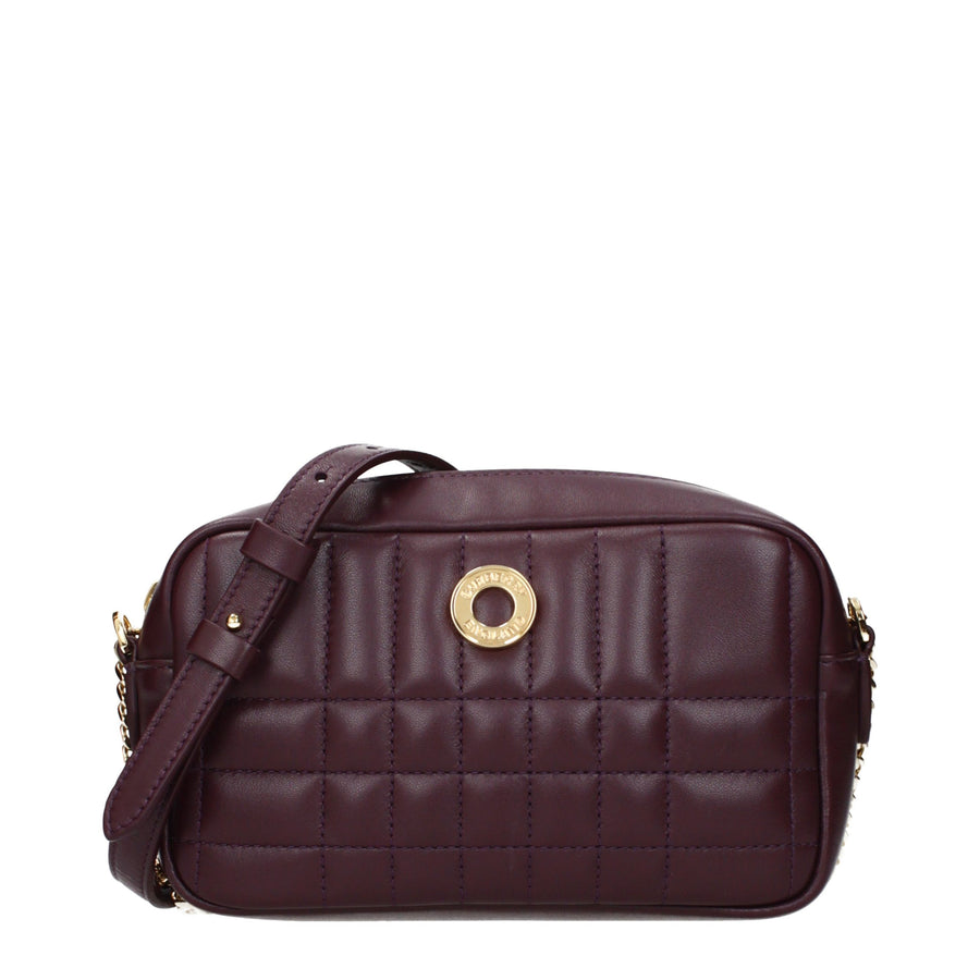 Burberry Red Leather Crossbody Bag