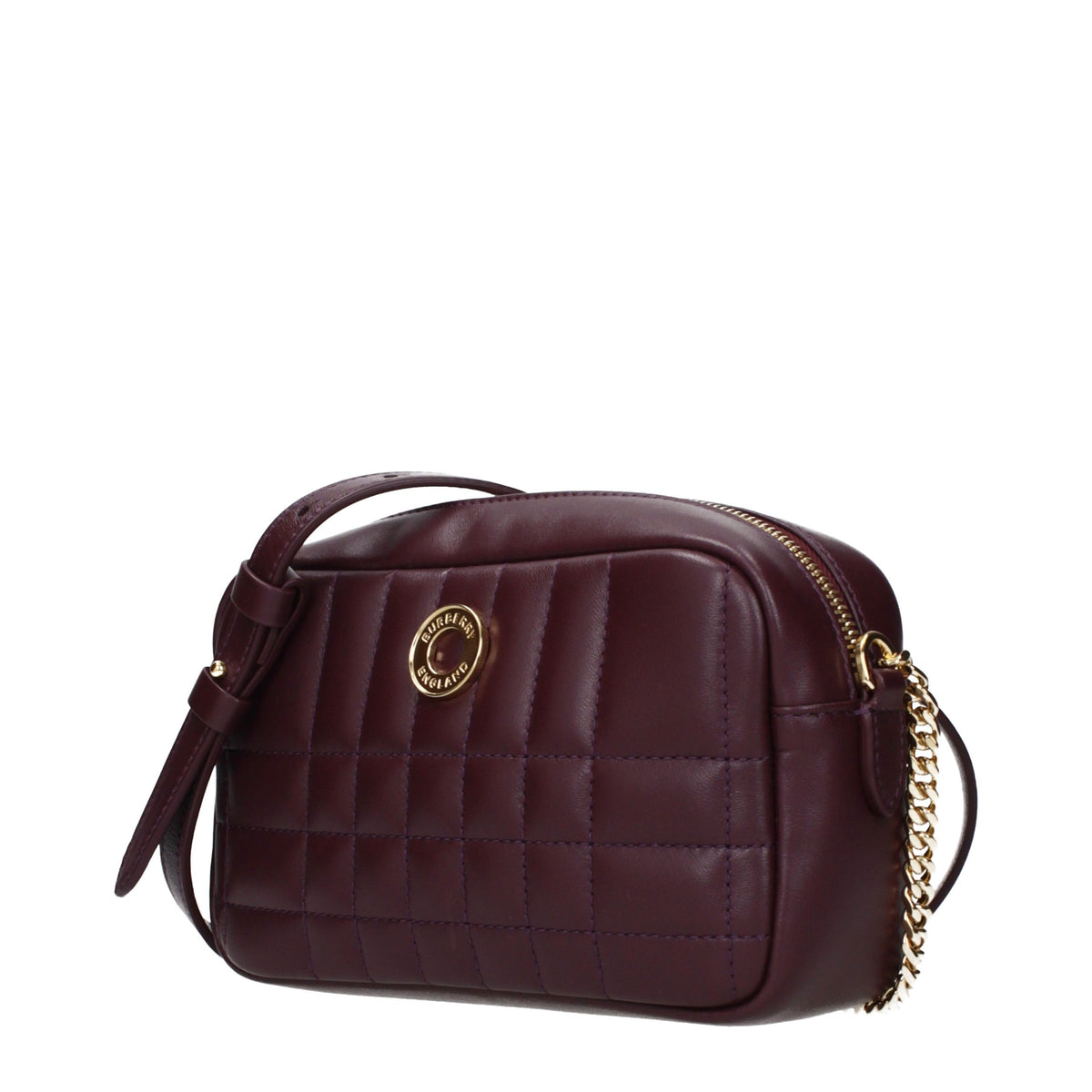 Burberry Red Leather Crossbody Bag