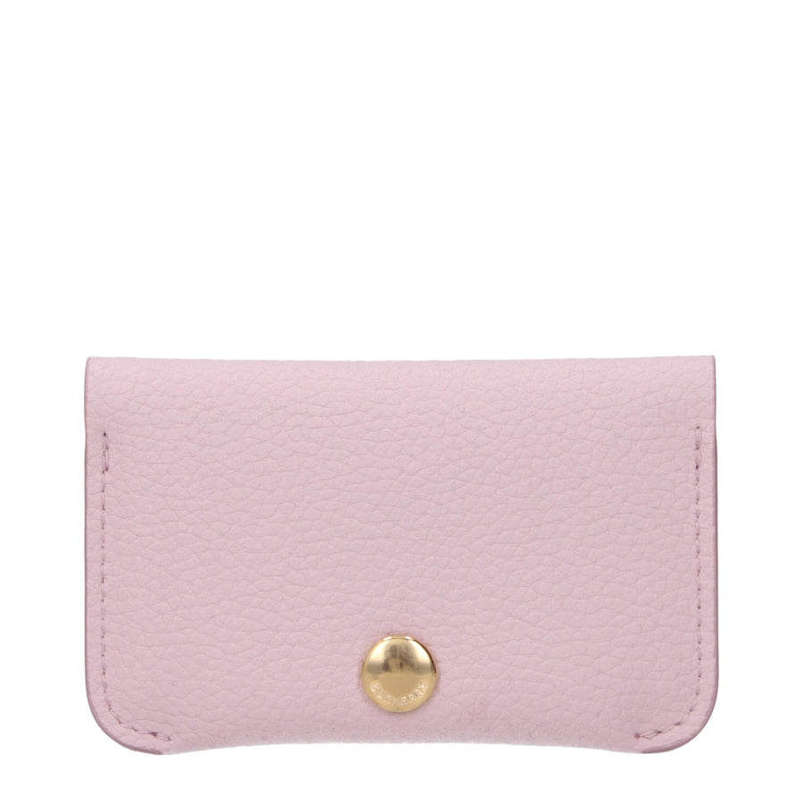 Burberry Pink Leather Cardholder