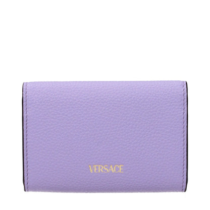 Versace Purple Leather Wallet