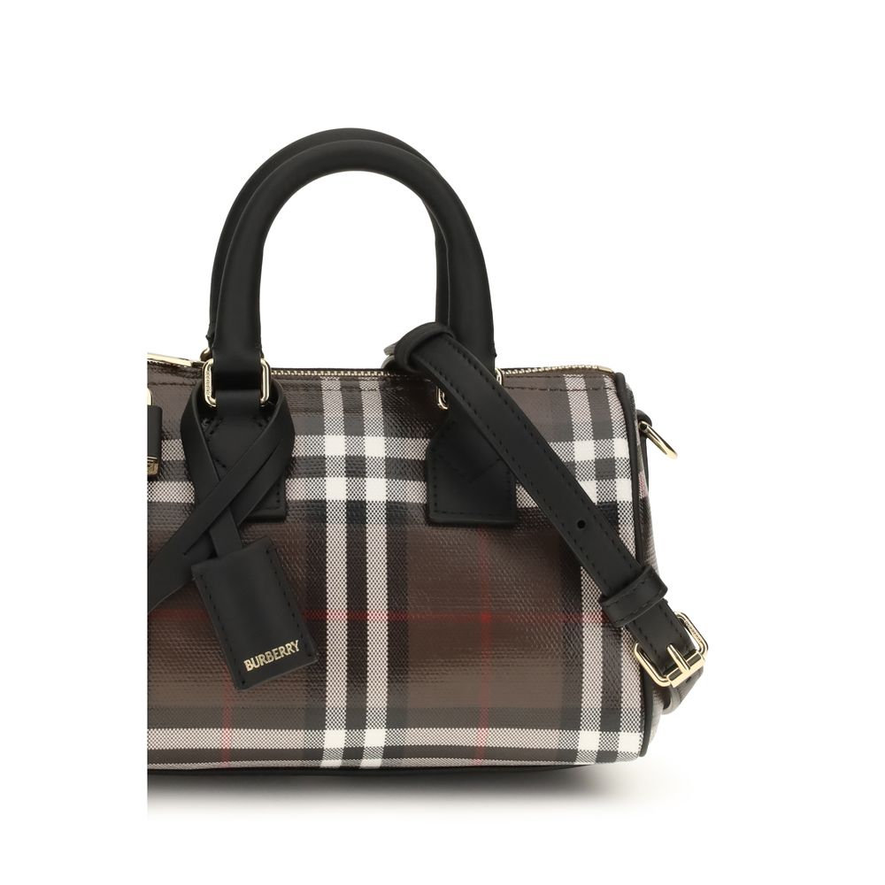 Burberry Brown Cotton Handbag