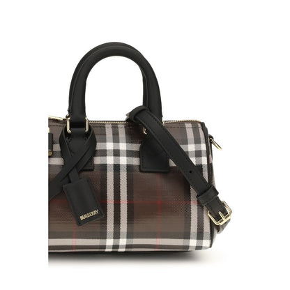 Burberry Brown Cotton Handbag