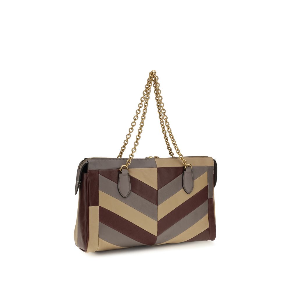 Valentino Garavani Multicolor Napa Leather / Calf Bos Taurus Shoulder Bag