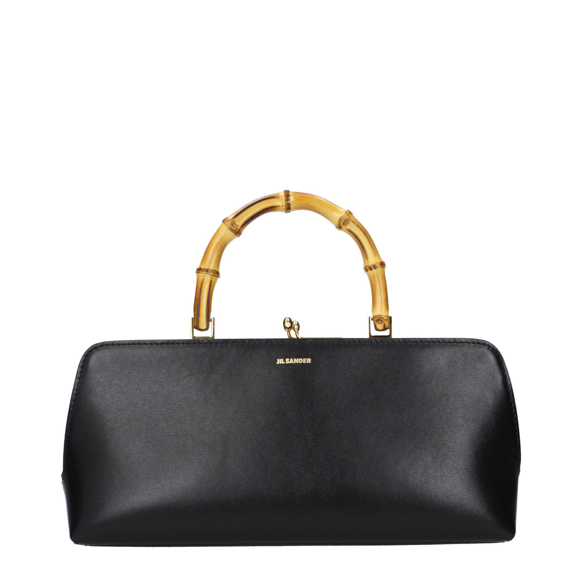 Jil Sander Black Leather Handbag