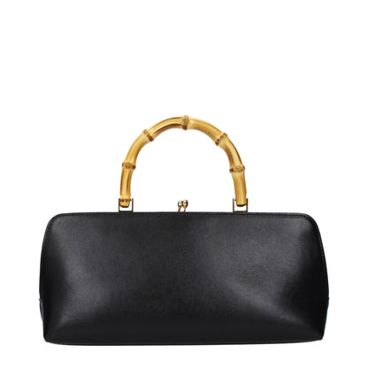 Jil Sander Black Leather Handbag