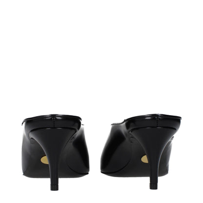 Stella McCartney Black Leather High Heel Pumps