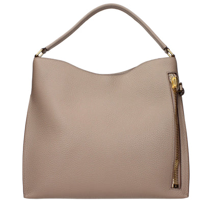 Tom Ford Beige Leather Handbag
