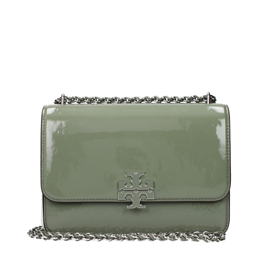 Tory Burch Green Leather Shoulder Bag