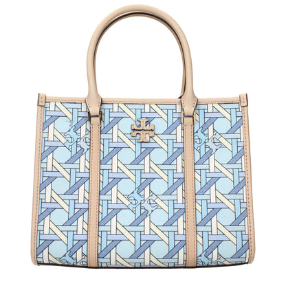 Tory Burch Light Blue Fabric Handbag