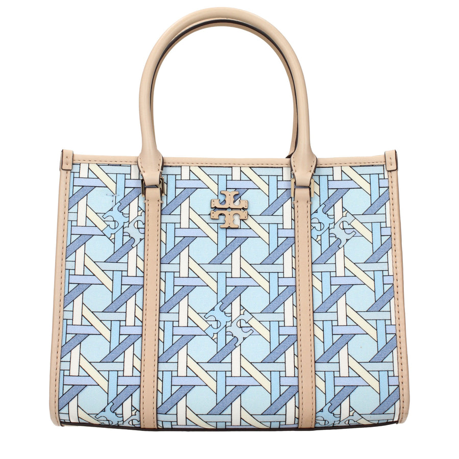 Tory Burch Light Blue Fabric Handbag