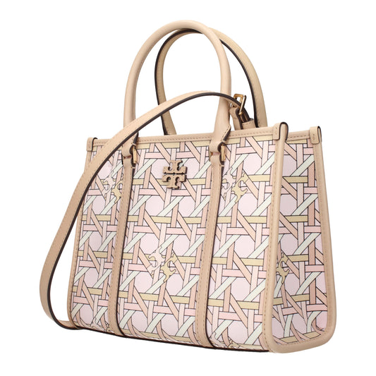 Tory Burch Pink Fabric Handbag