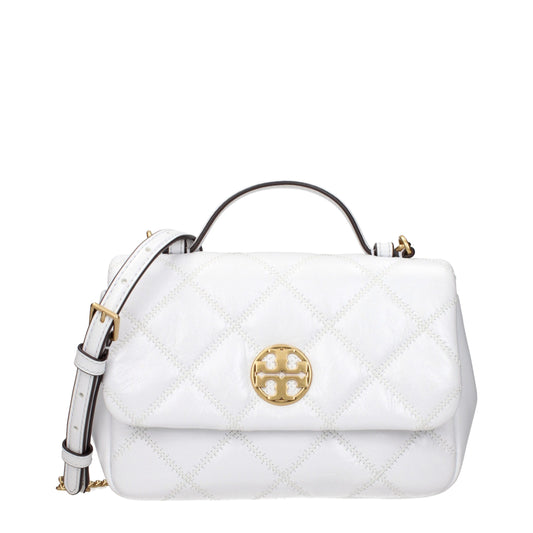 Tory Burch White Leather Handbag