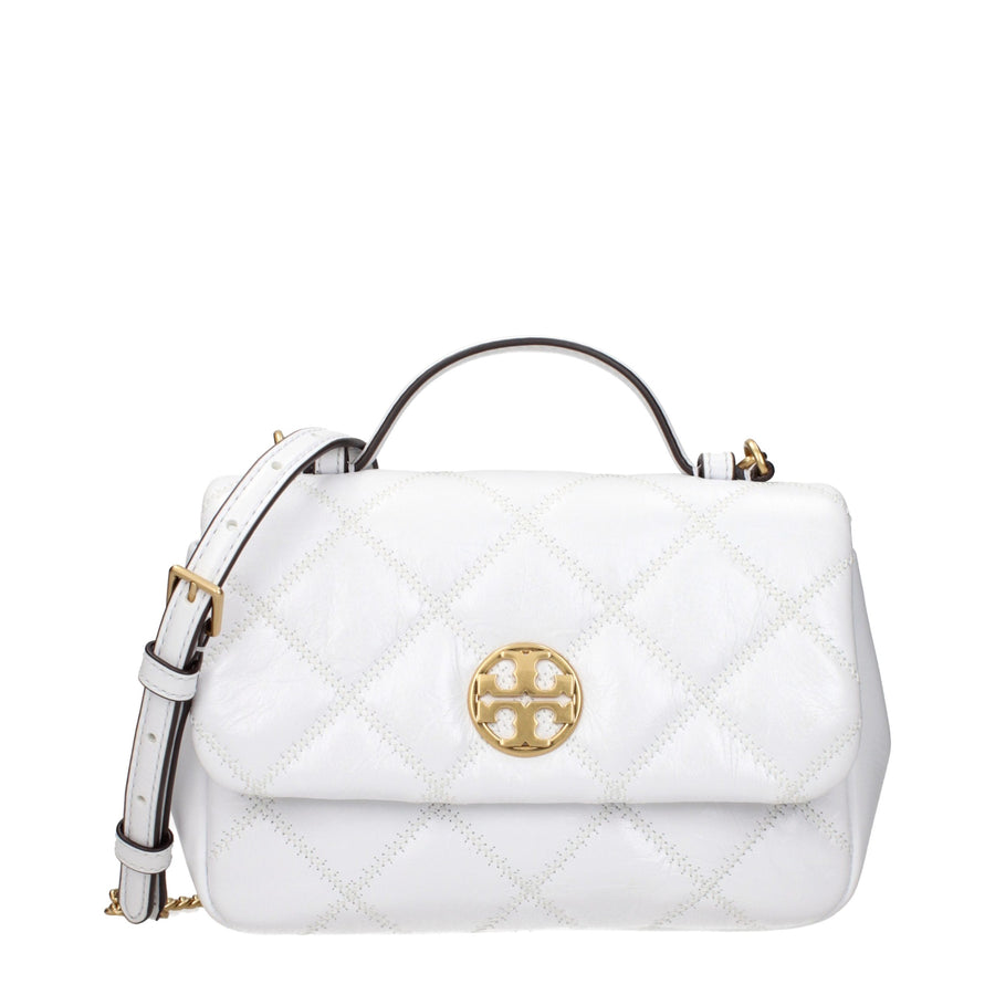 Tory Burch White Leather Handbag