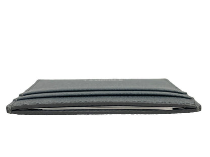 Burberry Sandon Business Small Grey Grained Leather Card Case Wallet