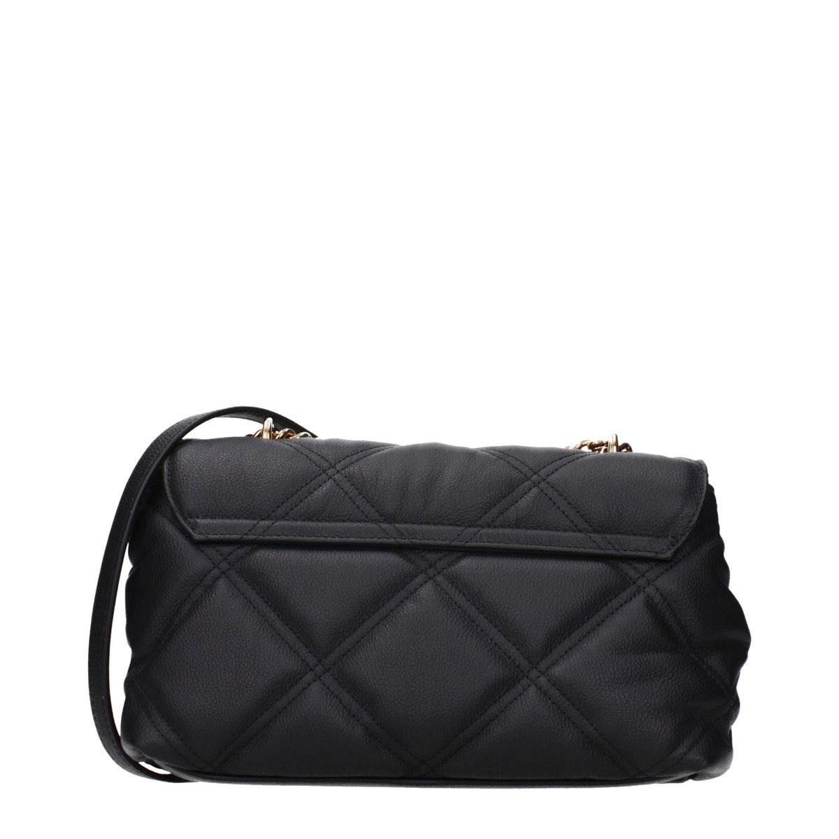 Versace Black Leather Shoulder Bag