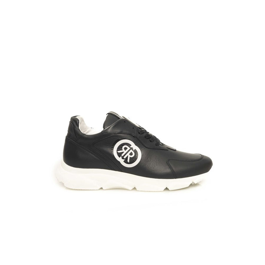 Cerruti 1881 Blue Cowhide Men Sneaker