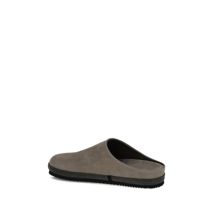 Brunello Cucinelli Gray Rubber Mules