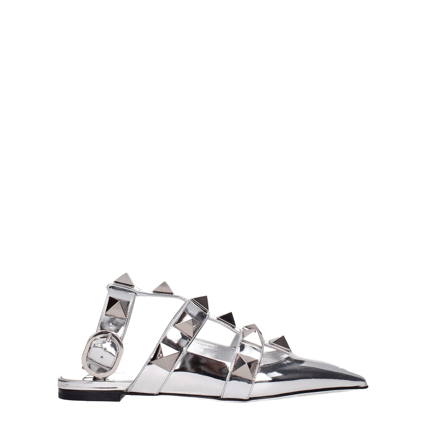 Valentino Garavani Gray Leather Sandals