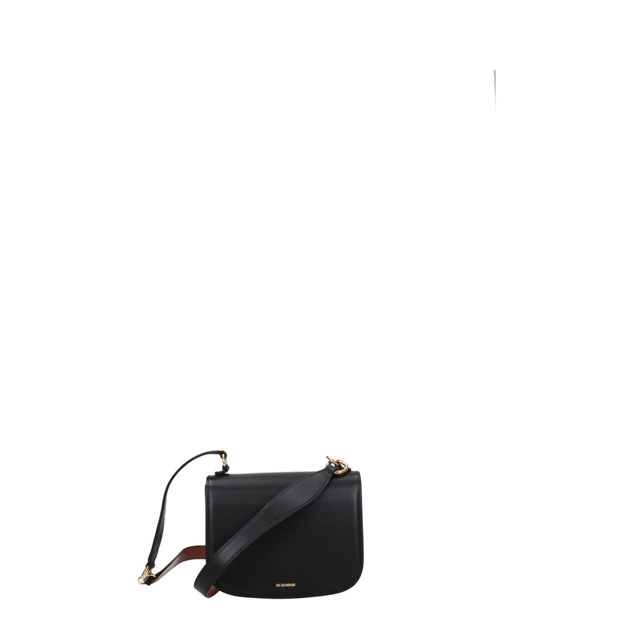 Jil Sander Black Leather Handbag
