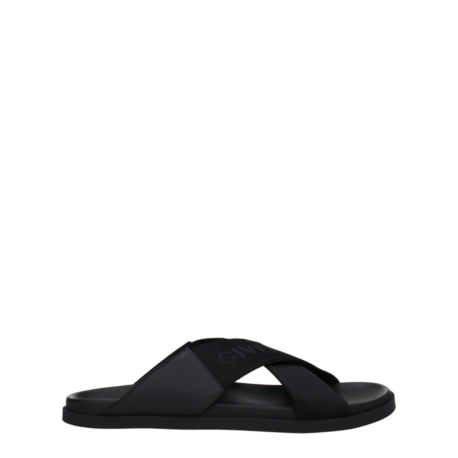 Givenchy Black Fabric Slipper