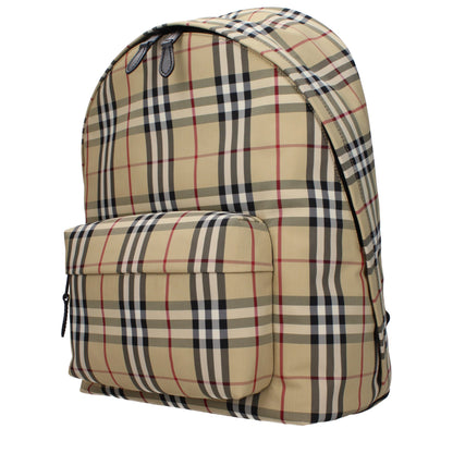 Burberry Beige Fabric Backpack