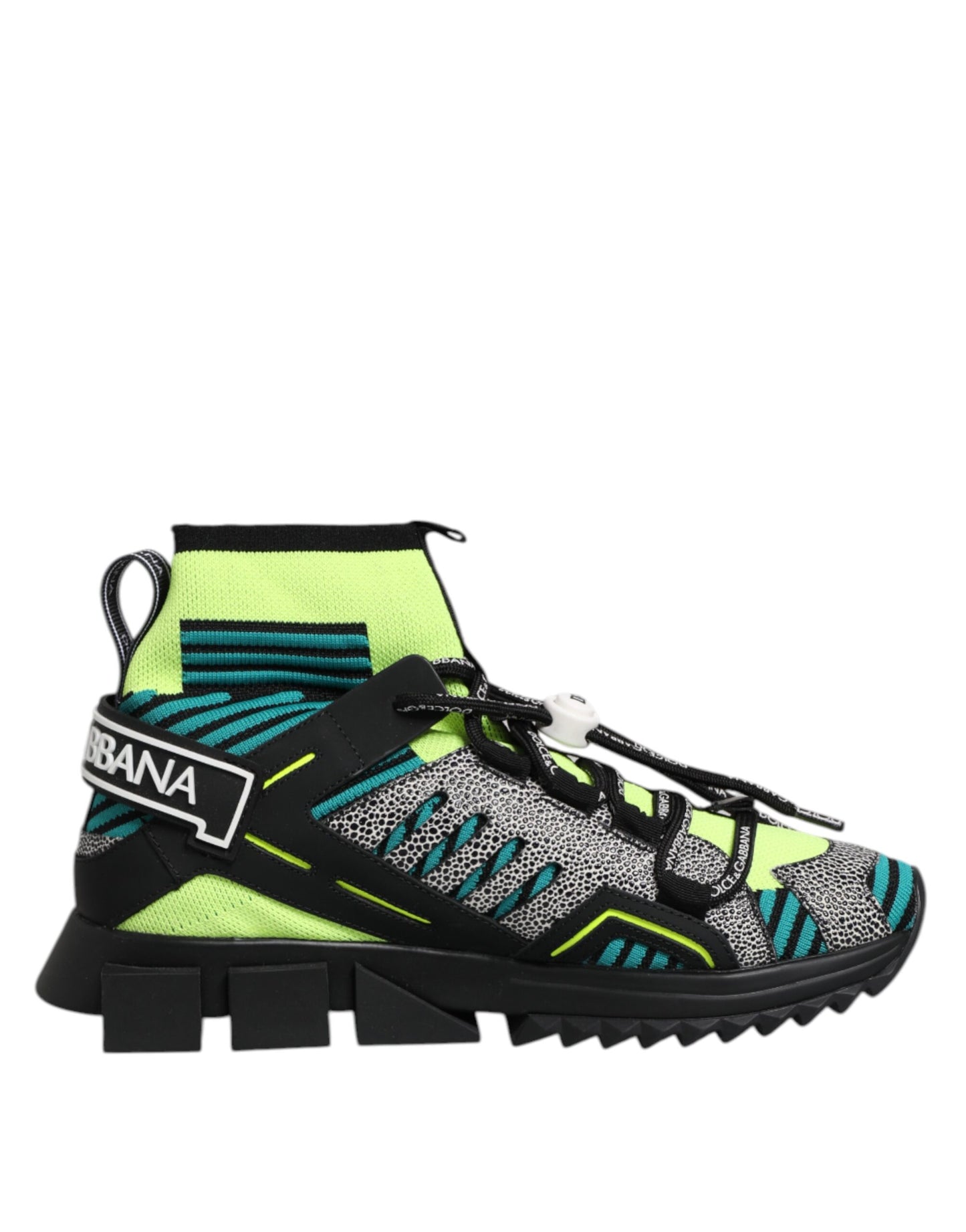 Dolce & Gabbana Multicolor Sorrento Socks Men Sneakers Shoes